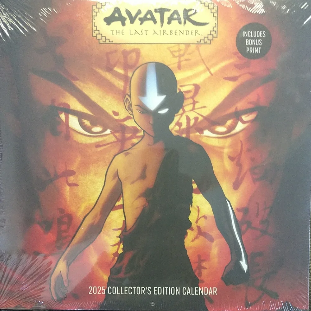 Nickelodeon Avatar: The Last Airbender Calendar - Red and Black